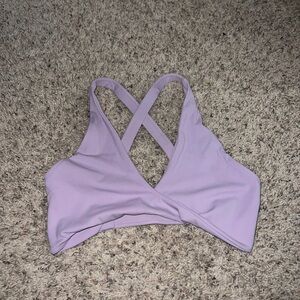 Crop Shop Boutique Lavender Sports Bra